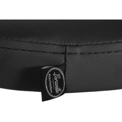 Taburete de bar Ponte en piel sintética blanca y negra