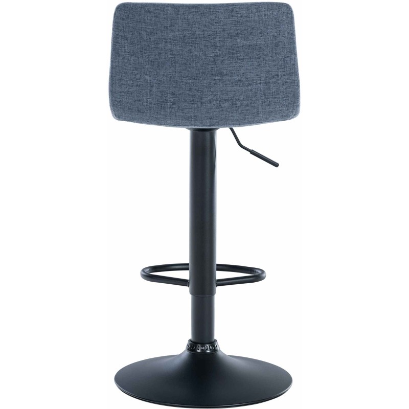 Taburete de bar de tela azul Branford