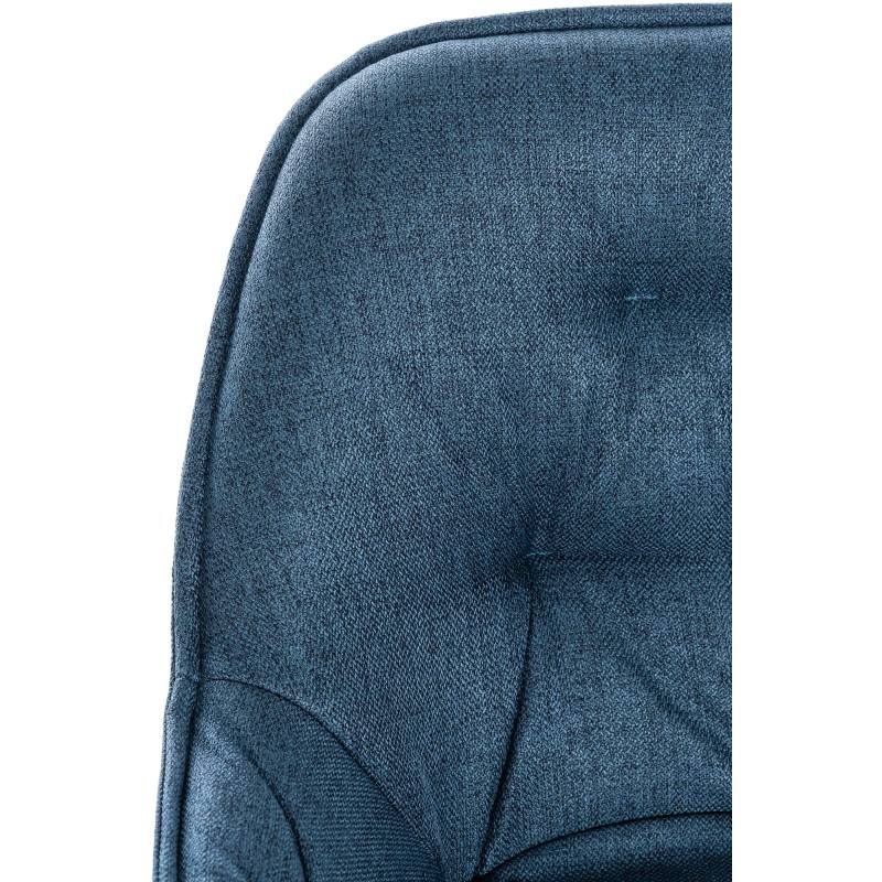 Juego de 2 taburetes de bar Gibson en tela azul