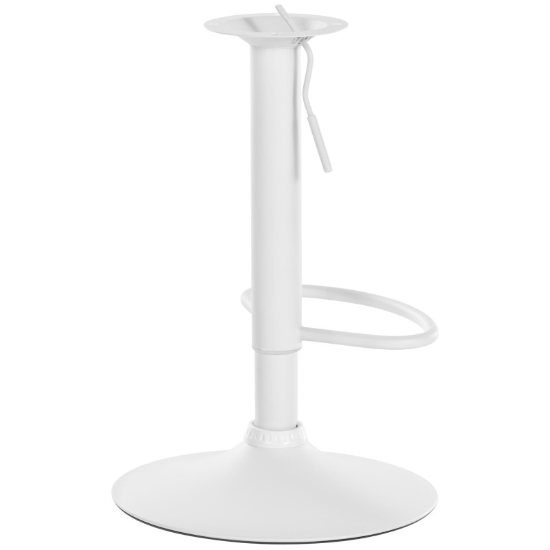 Estructura de repuesto para taburete de bar 8 x 8 cm blanco