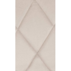 Taburete de bar Lazio de terciopelo blanco crema