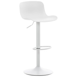 Juego de 4 taburetes de bar Almada en color blanco