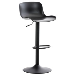 Juego de 4 taburetes de bar negros Almada