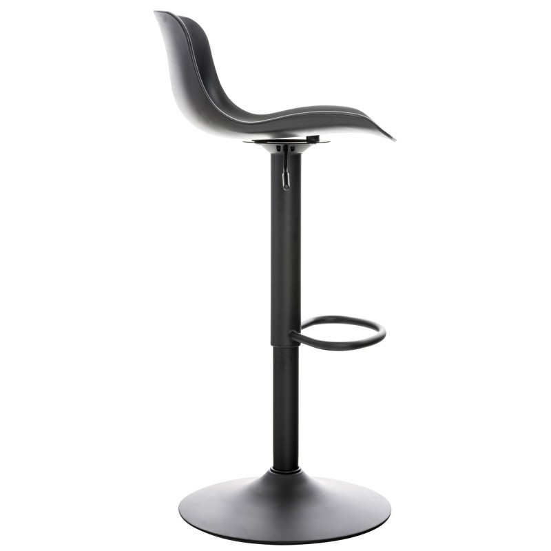 Juego de 4 taburetes de bar negros Almada