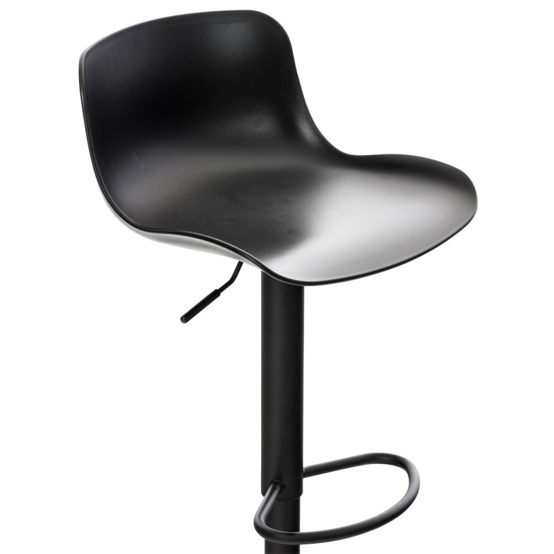 Juego de 4 taburetes de bar negros Almada