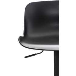 Juego de 4 taburetes de bar negros Almada