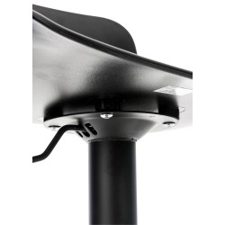 Juego de 4 taburetes de bar negros Almada