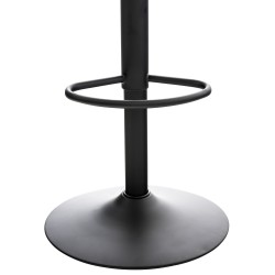 Juego de 4 taburetes de bar negros Almada