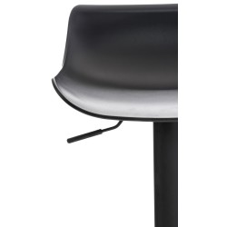 Juego de 4 taburetes de bar Aveiro negros