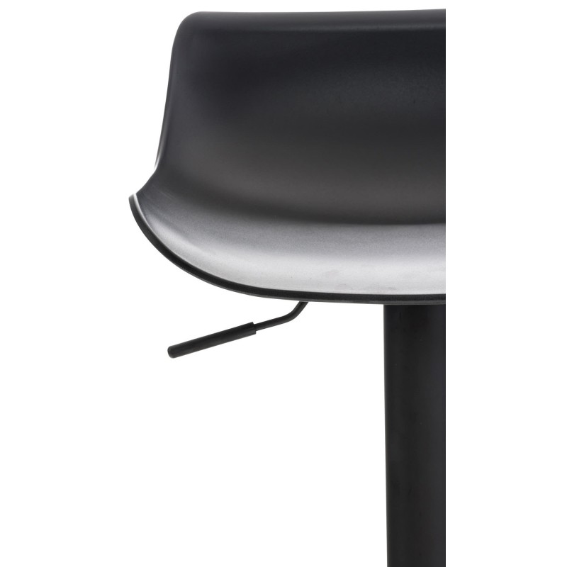 Juego de 4 taburetes de bar Aveiro negros