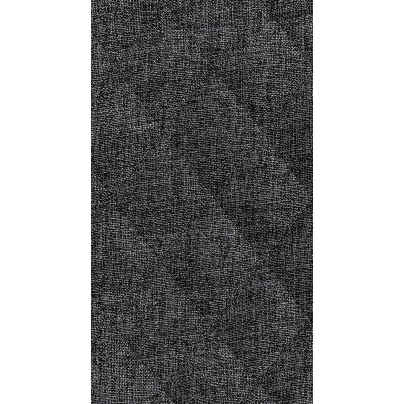 Juego de 2 taburetes de bar de tela negra Minosa