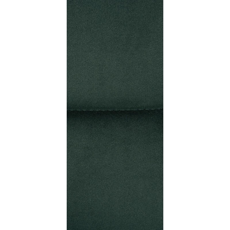 Taburete de bar Los Ángeles en terciopelo blanco y verde oscuro