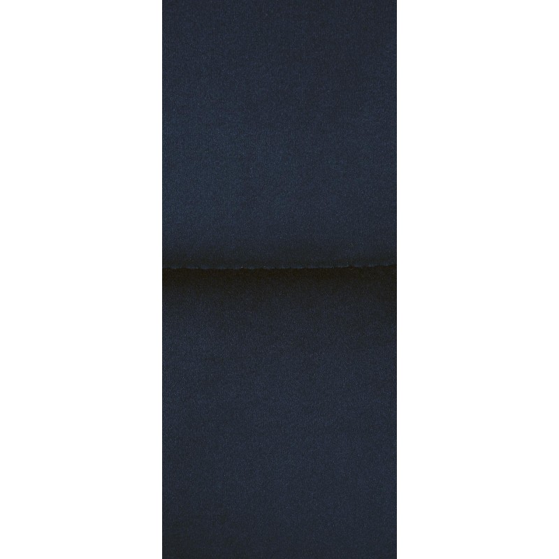 Taburete de bar Los Ángeles en terciopelo blanco y azul