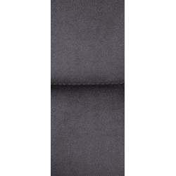 Taburete de bar Los Ángeles en terciopelo negro y gris oscuro