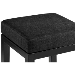 Taburete de bar Taylor B85 en tela gris oscuro