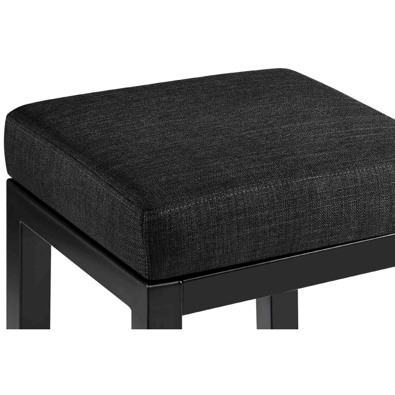 Taburete de bar Taylor B85 en tela gris oscuro