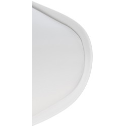 Taburete de bar Gilbert, plástico blanco