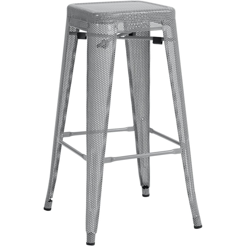 Taburete de bar Fletcher Silver