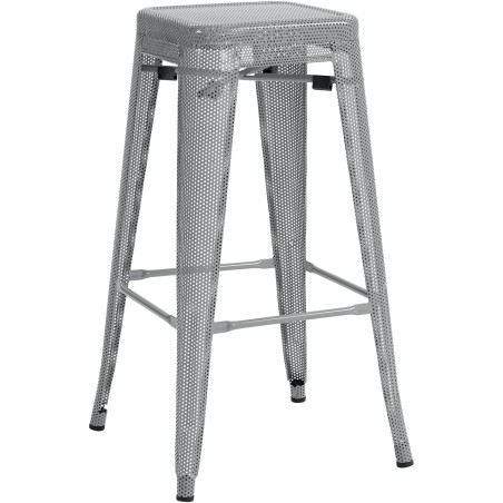 Taburete de bar Fletcher Silver