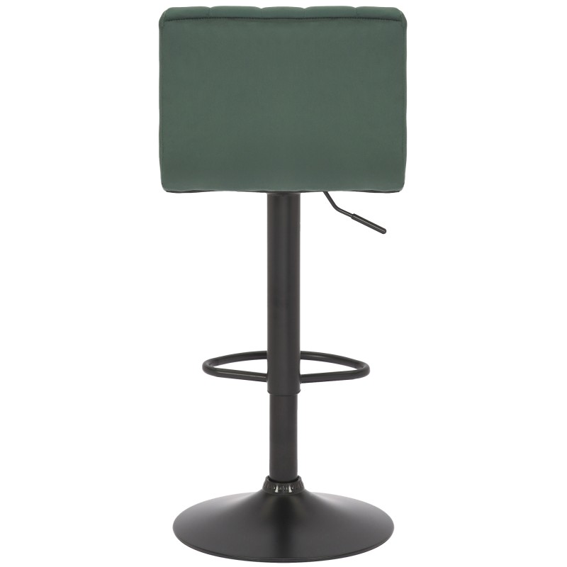 Juego de 2 taburetes de bar de terciopelo verde Jamie