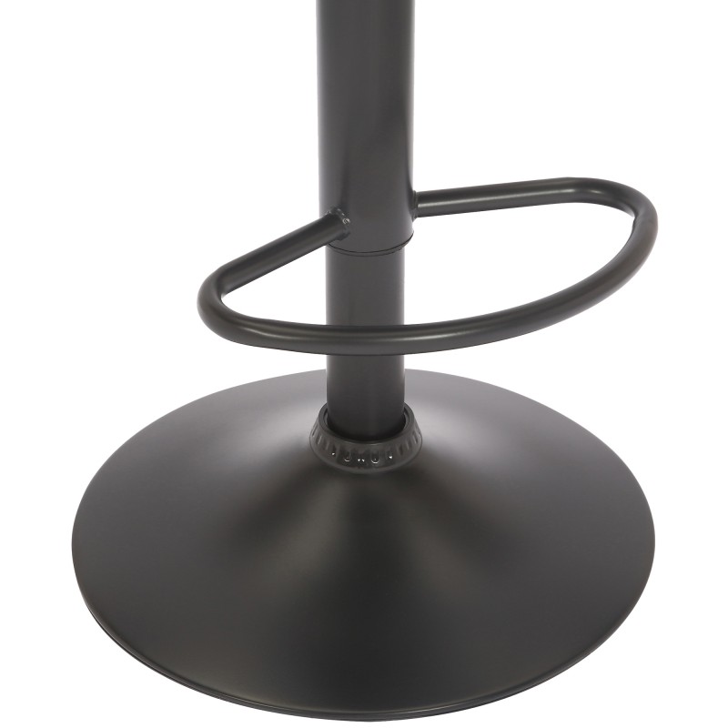 Juego de 2 taburetes de bar Jamie de terciopelo rojo