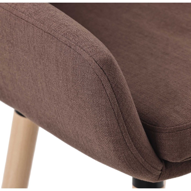 Taburete de bar de tela Grant