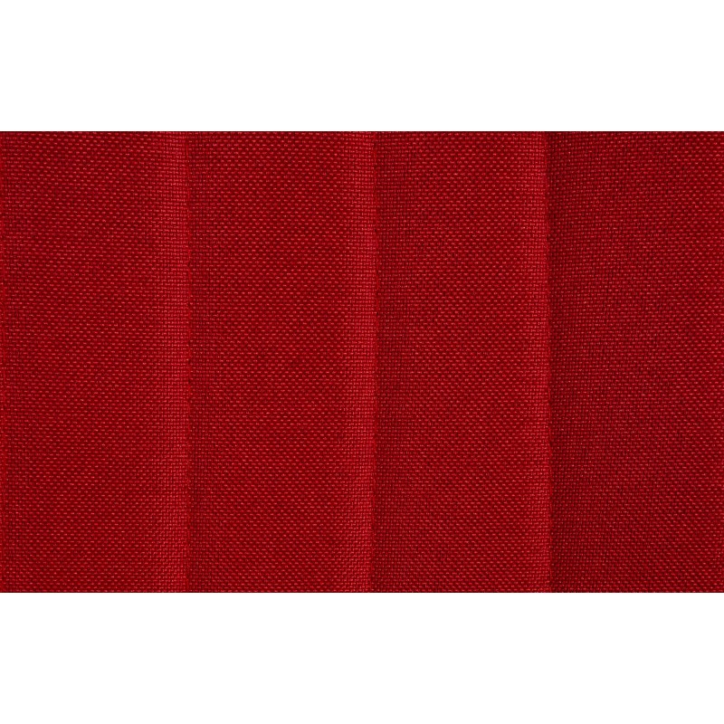 Conjunto de 2 taburetes de bar Toni en tela blanca y roja