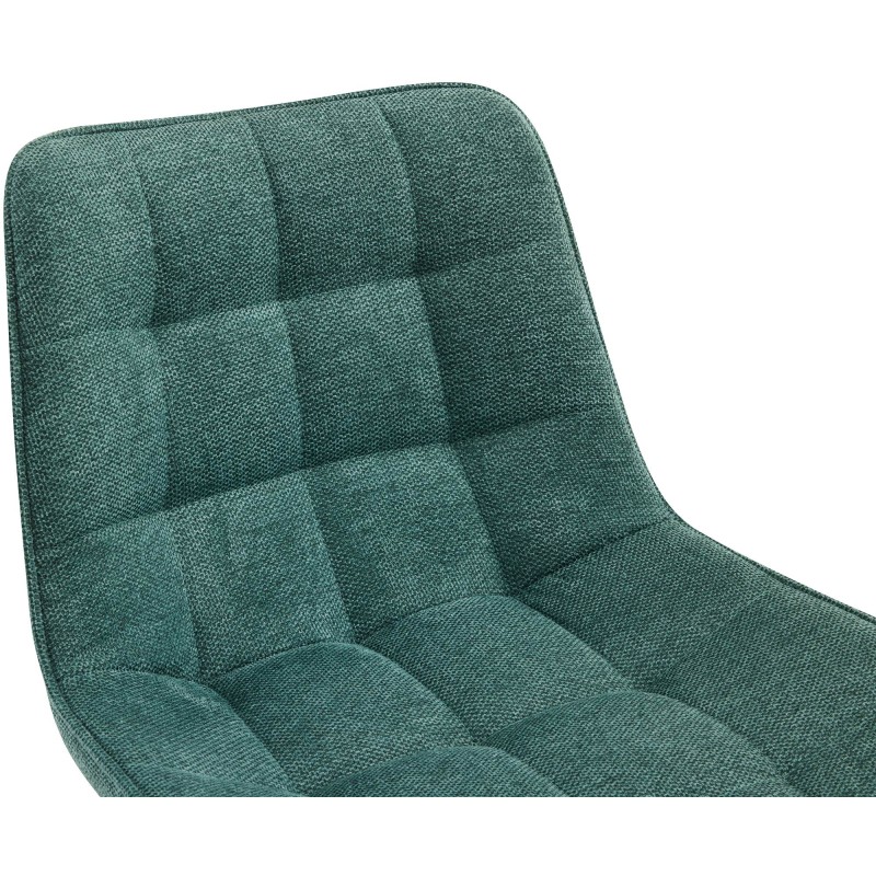 Taburete de bar de tela verde Dartford