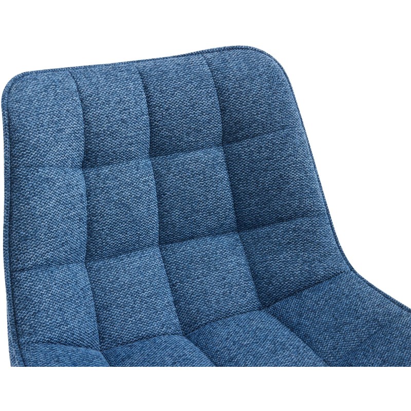 Taburete de bar de tela azul Dartford