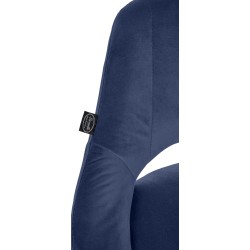 Juego de 2 taburetes de bar Milet de terciopelo B azul