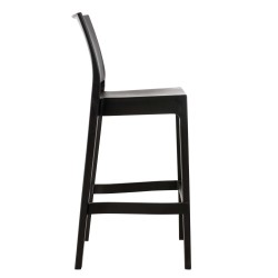 Juego de 4 taburetes de bar Maya negros