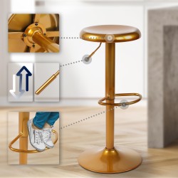 Taburete de bar Williston Gold