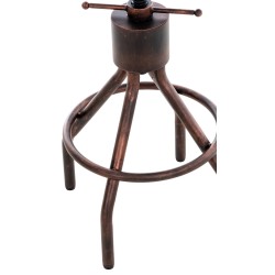 Juego de 2 taburetes de bar de bronce Hanam