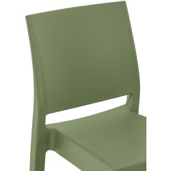 Juego de 2 taburetes de bar color olivo Maya