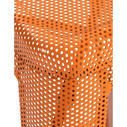 Juego de 4 taburetes de bar Fletcher color naranja