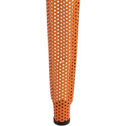 Juego de 4 taburetes de bar Fletcher color naranja