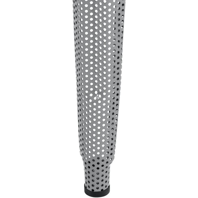 Juego de 4 taburetes de bar Fletcher plateados