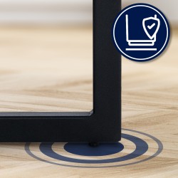 Taburete de bar Hopewell Velvet B Gris oscuro