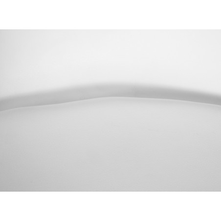 Juego de 2 taburetes de bar Almada, polipiel blanca