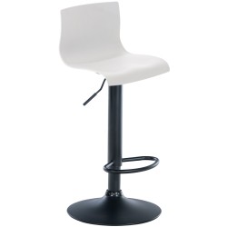 Taburete de bar blanco Hoover B