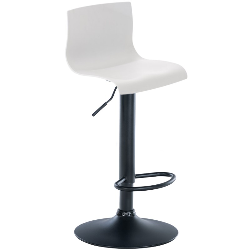 Taburete de bar blanco Hoover B