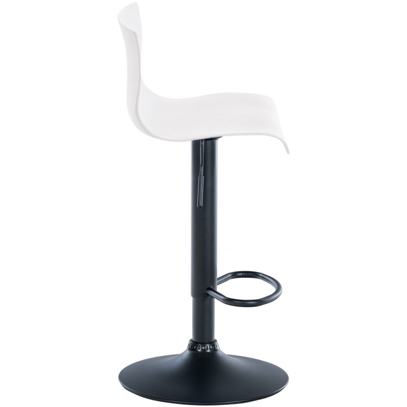 Taburete de bar blanco Hoover B