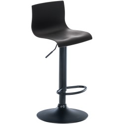 Taburete de bar negro Hoover B