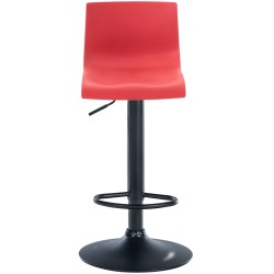 Taburete de bar rojo Hoover B