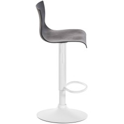 Taburete de bar Hoover W gris