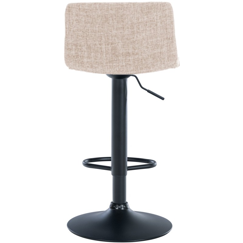 Taburete de bar Hoover Tela B Crema