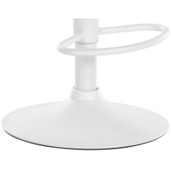 Taburete de bar de tela color crema Hoover W