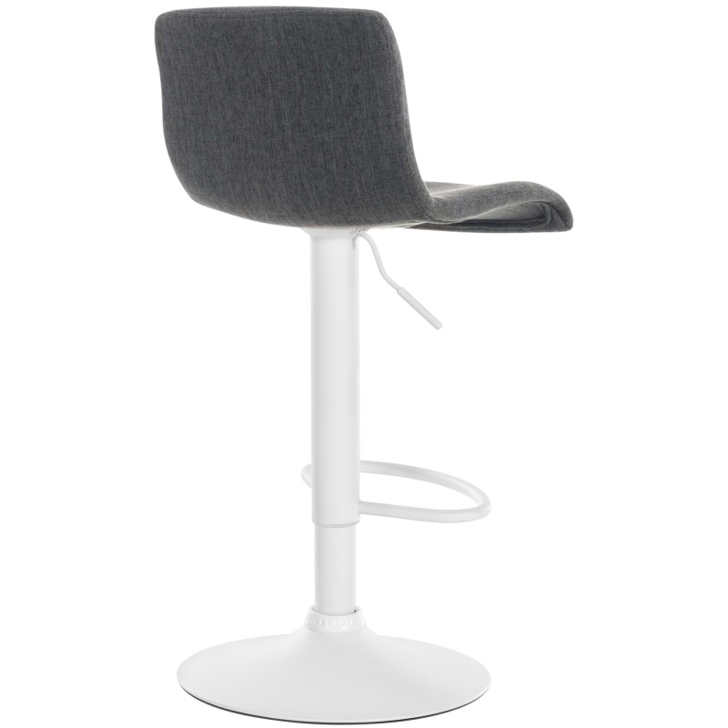 Taburete de bar de tela Hoover W gris oscuro