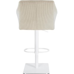 Taburete de bar Damaso W Cord Cream