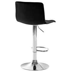 Taburete de bar Hoover Velvet C negro